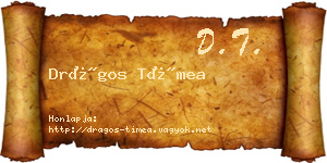 Drágos Tímea névjegykártya